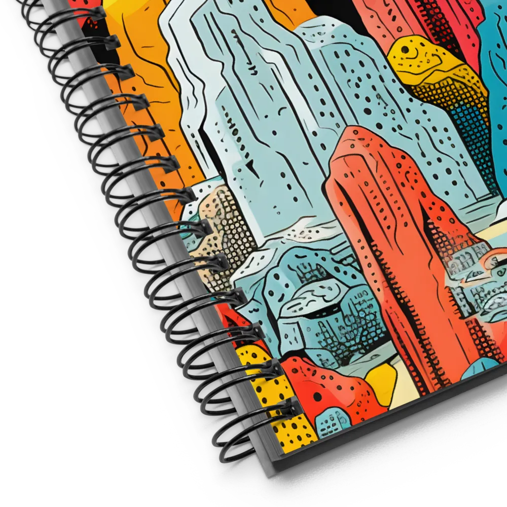 Whimsical Mountain Wonderland | Spiral Notebook