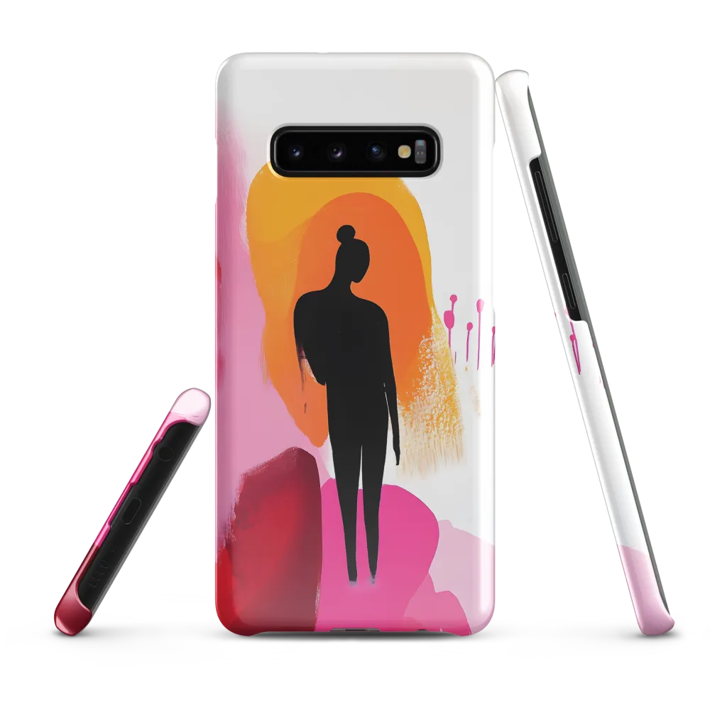 Silhouette in Colorful Abstraction | Phone Case |  S10 Plus | Snap Case | Glossy