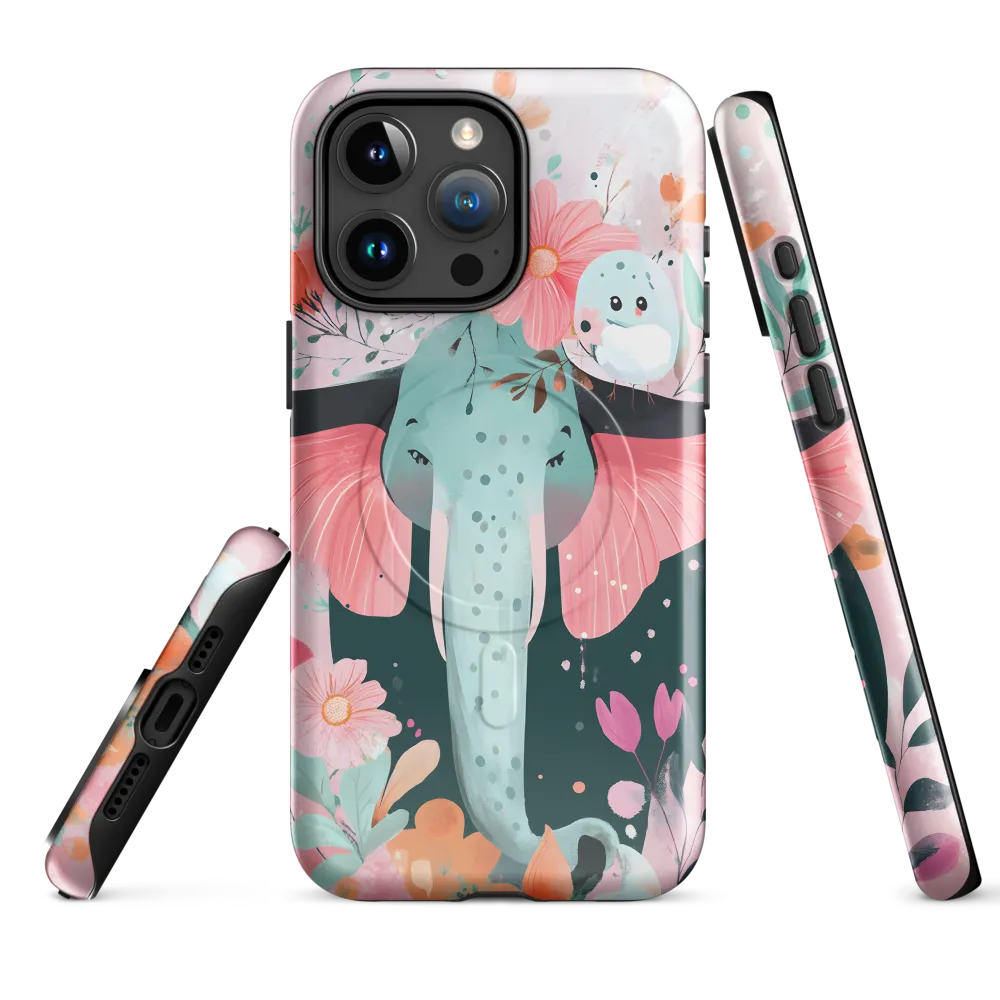 Whimsical Elephant in Bloom
