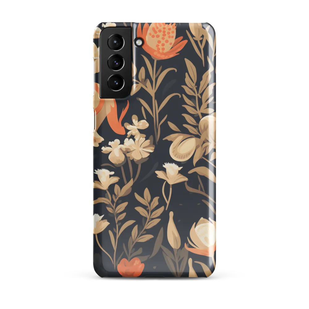 Floral Harmony: A Dance in the Dark