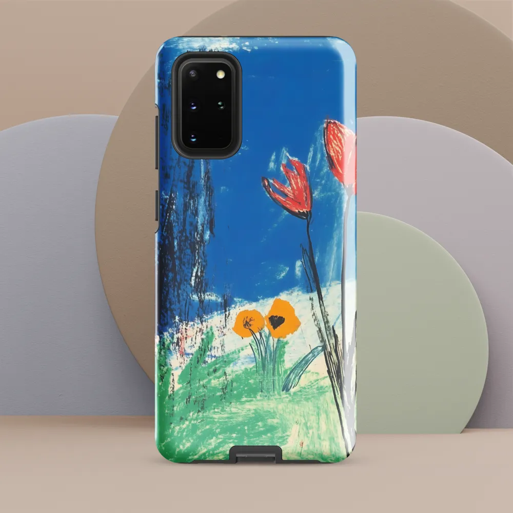 Joyful Blossoms in Blue
