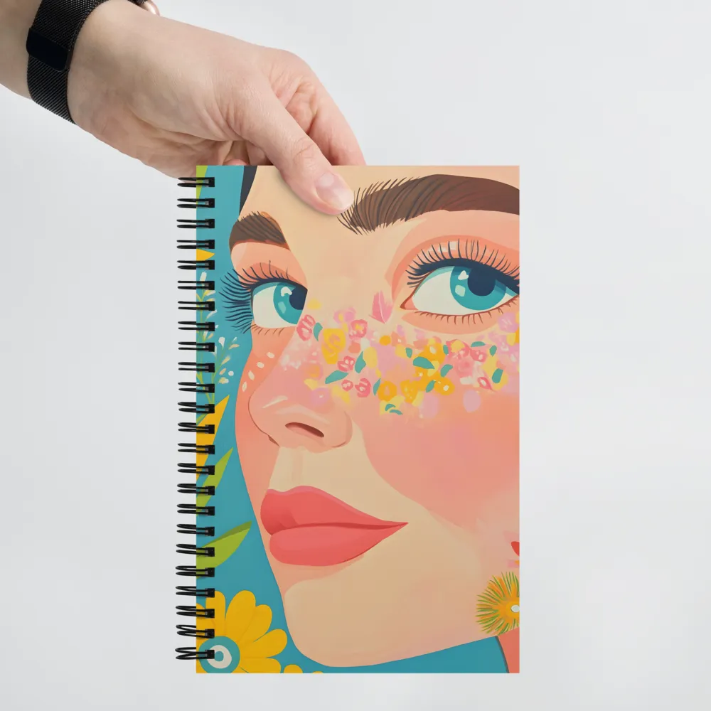 Floral Serenity | Spiral Notebook