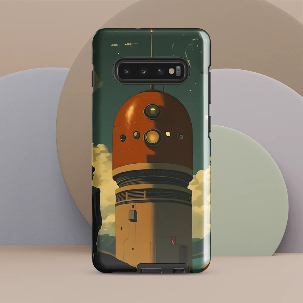 Sentinel of the Orange Tower | Phone Case |  S10 Plus | Tough Case | Glossy