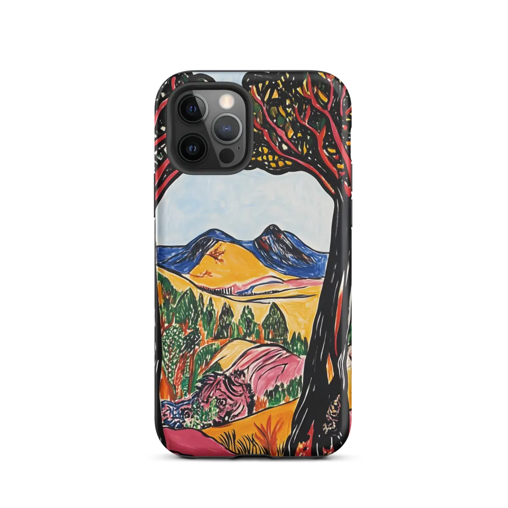 Vibrant Nature's Embrace | Phone Case |  12 Pro | Tough Case | Matte