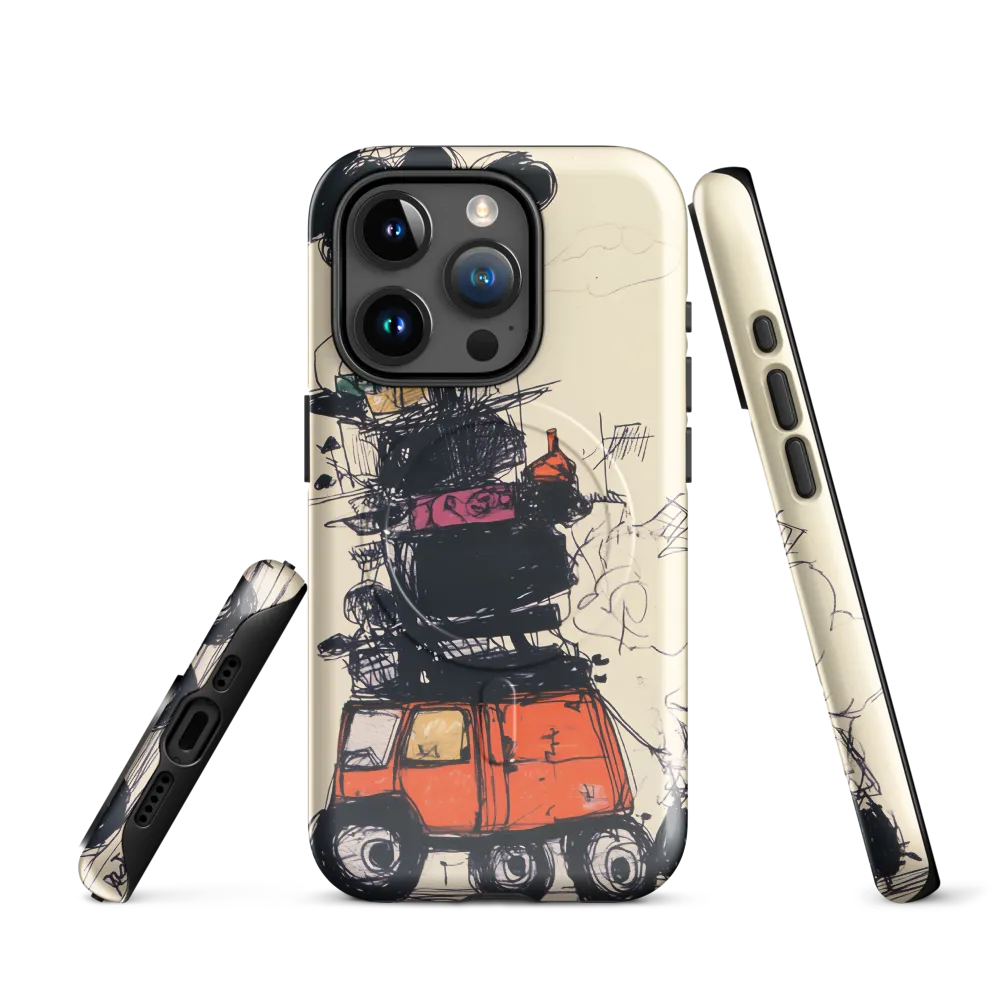 The Whimsical Hauler | Phone Case |  15 Pro | MagSafe® Tough Case | Glossy