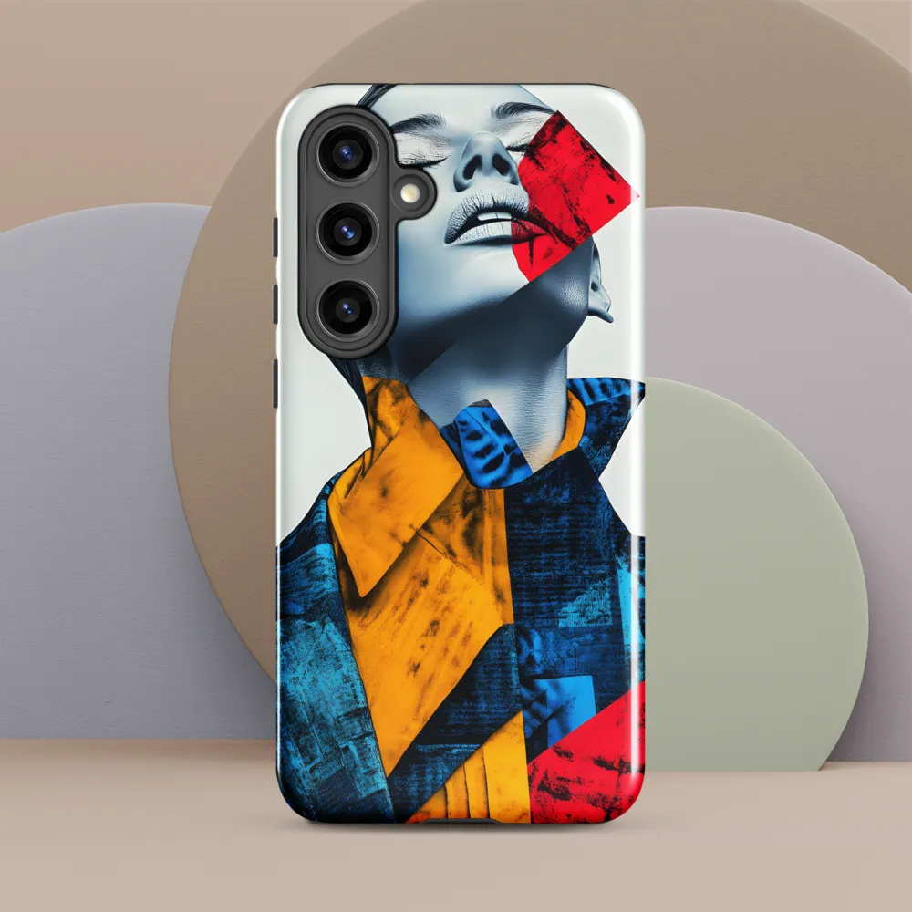 Fragmented Confidence: A Surreal Fashion Portrait