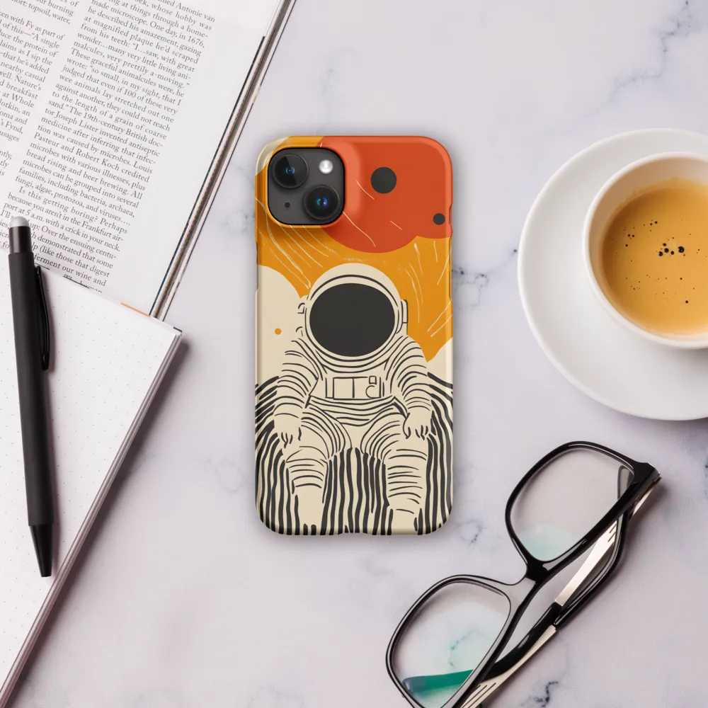 Astronaut in Cosmic Thoughts | Phone Case |  15 Plus | Snap Case | Matte