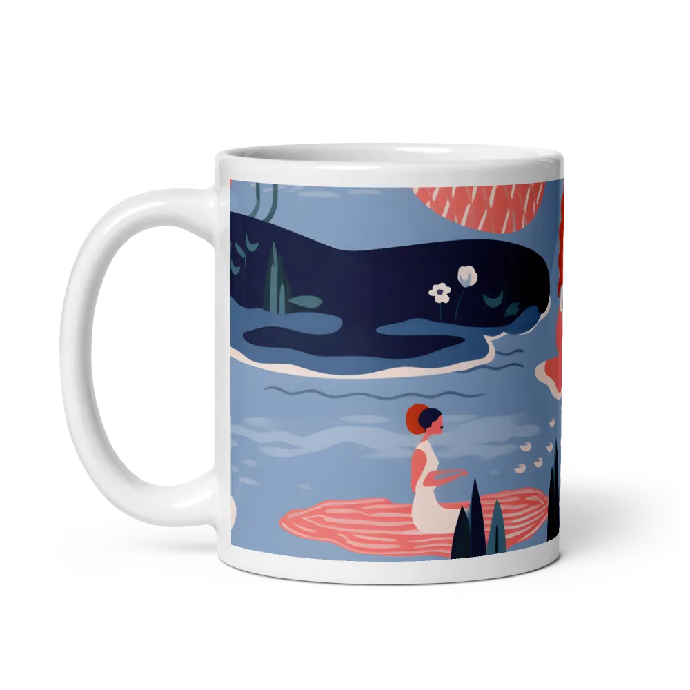 Whispers of Tranquility | Mug with White inside | 11 oz