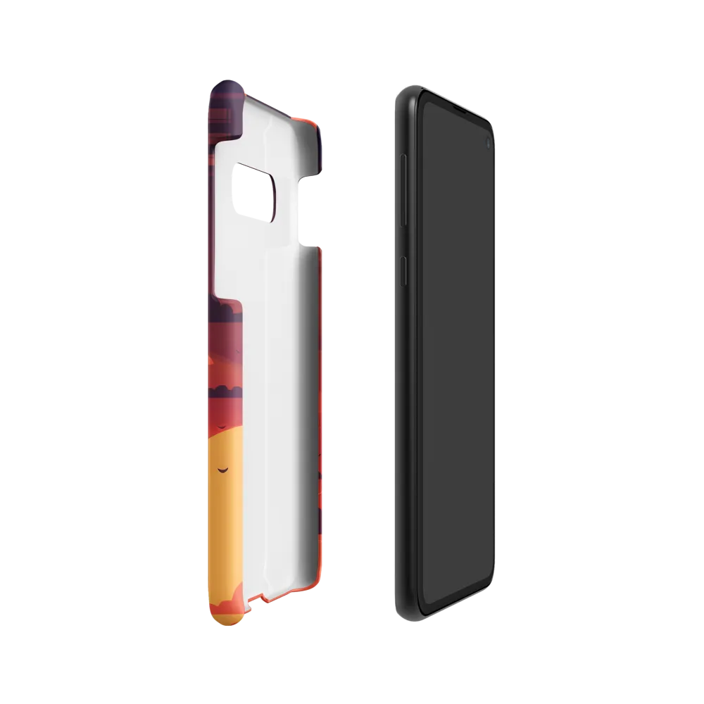 Urban Dusk: A Symphony of Cityscapes | Phone Case |  S10e | Snap Case | Matte
