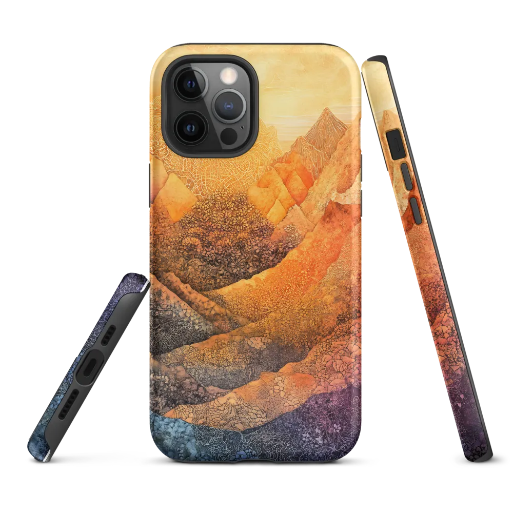 Serene Peaks of Color