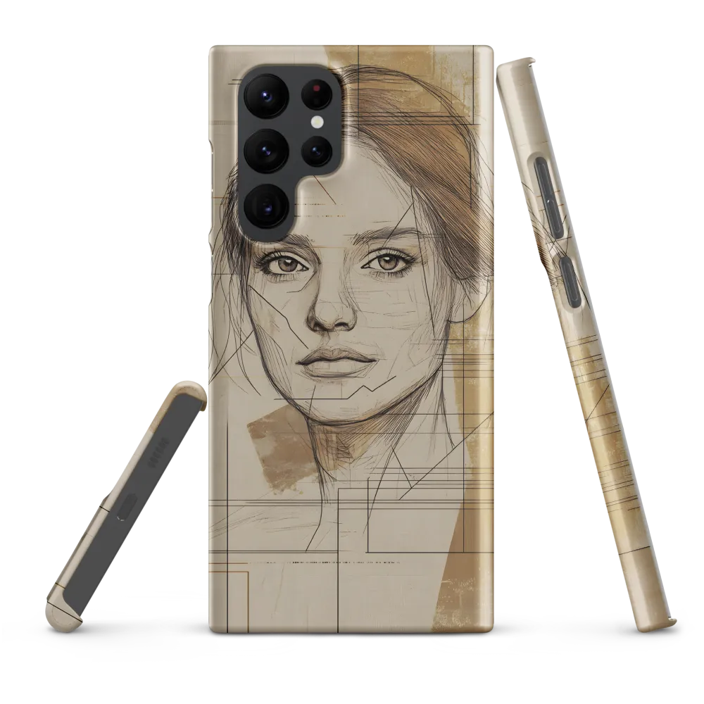 Geometric Elegance: A Modern Portrait