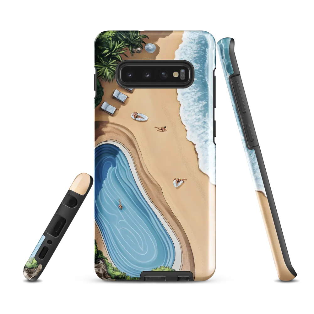 Serenity by the Shore | Phone Case |  S10 Plus | Tough Case | Glossy