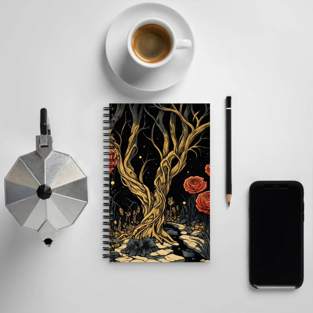 Whispers of the Enchanted Garden | Spiral Notebook