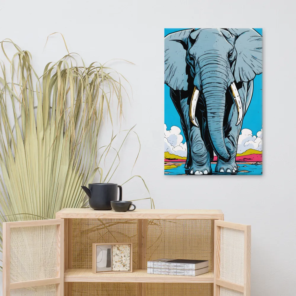 Majestic Presence: The Elephant | Canvas | 24″×36″