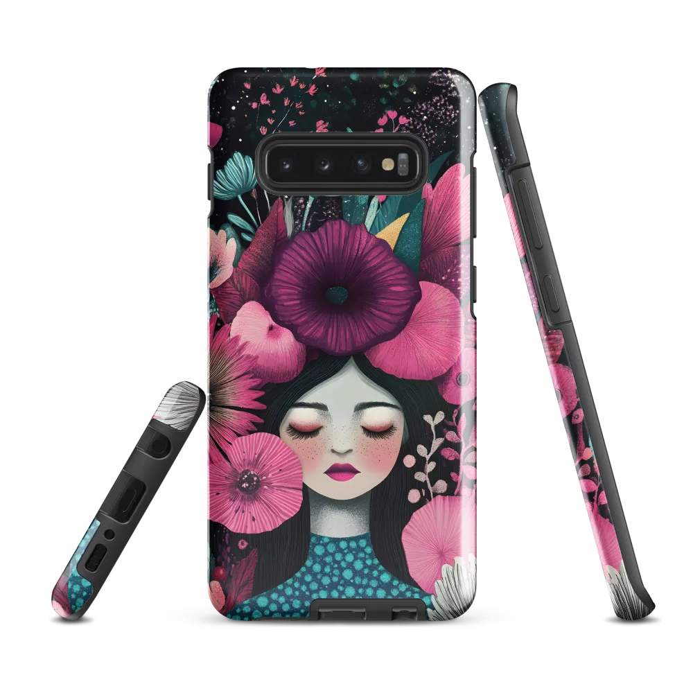 Blooming Serenity | Phone Case |  S10 Plus | Tough Case | Glossy