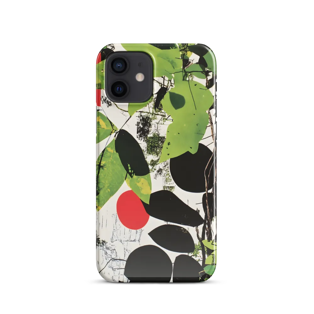 Nature's Geometry: A Contemporary Collage | Phone Case |  12 | Snap Case | Glossy