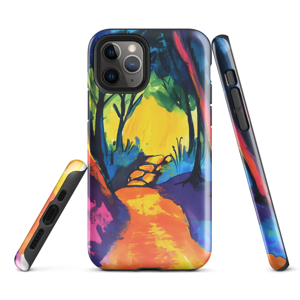 Path Through a Vibrant Forest