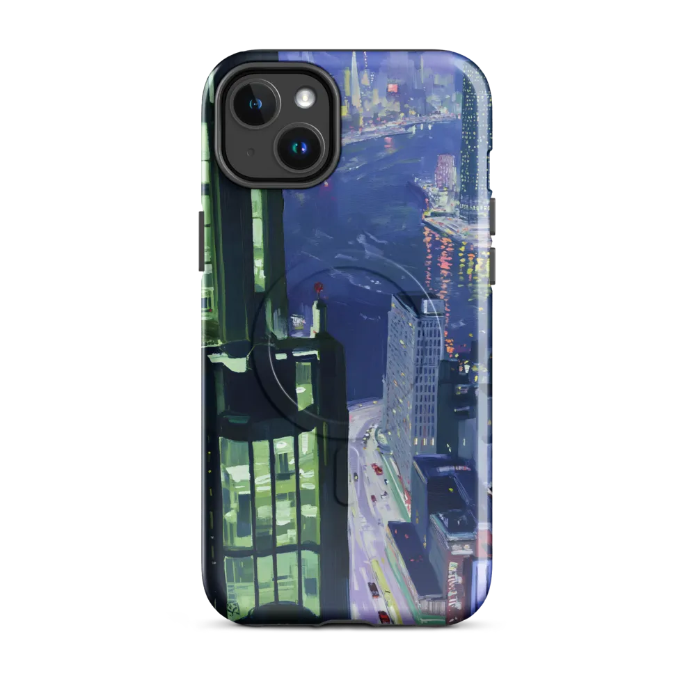 Urban Night Symphony | Phone Case |  14 Plus | MagSafe® Tough Case | Glossy