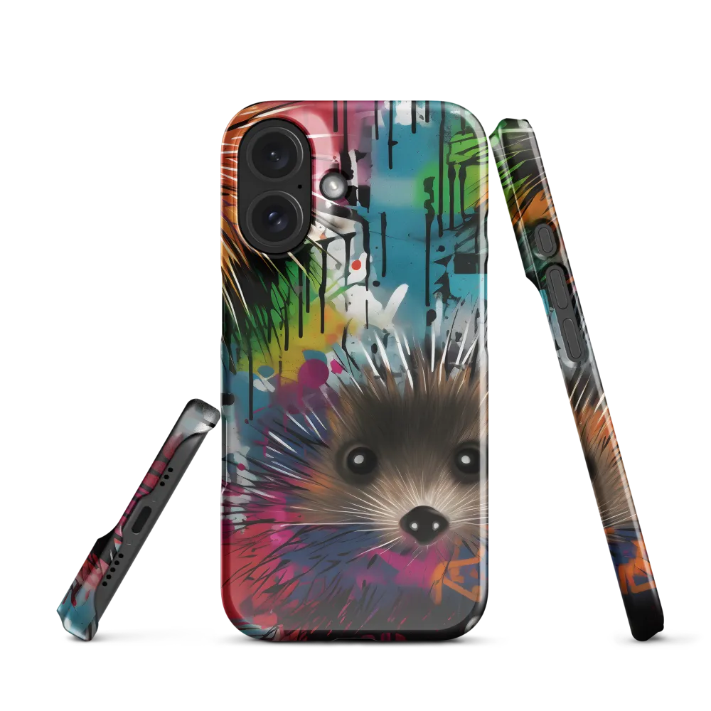 Whimsical Hedgehogs in a Kaleidoscopic Wonderland | Phone Case