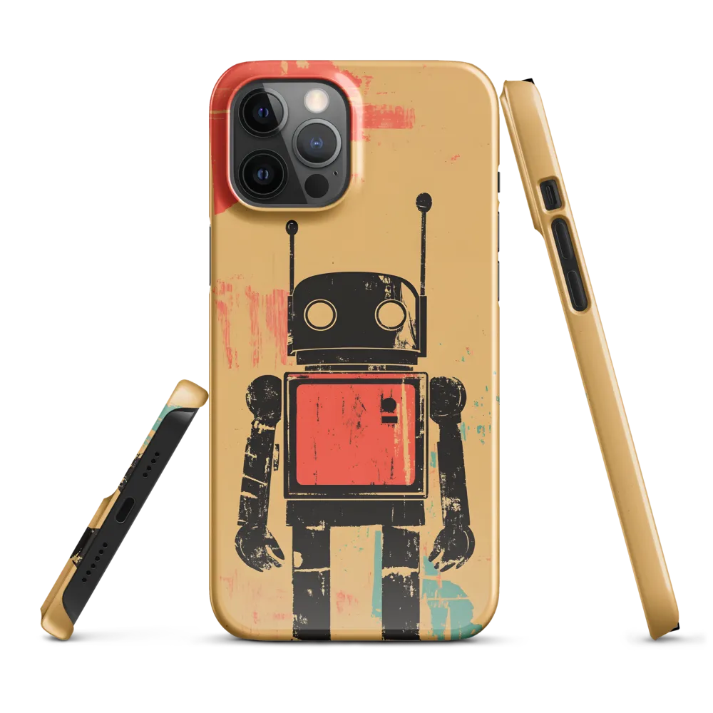 The Retro Robot | Phone Case |  12 Pro Max | Snap Case | Glossy