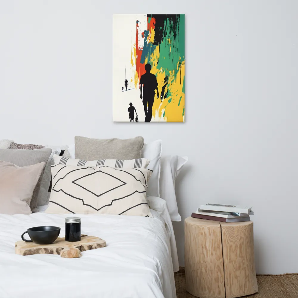 Journey of Silhouettes | Canvas | 24″×36″