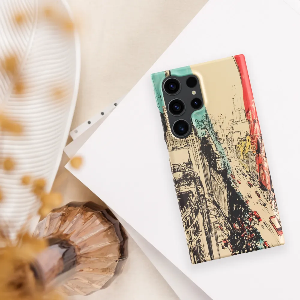 Dynamic Urban Symphony | Phone Case |  S23 Ultra | Snap Case | Matte