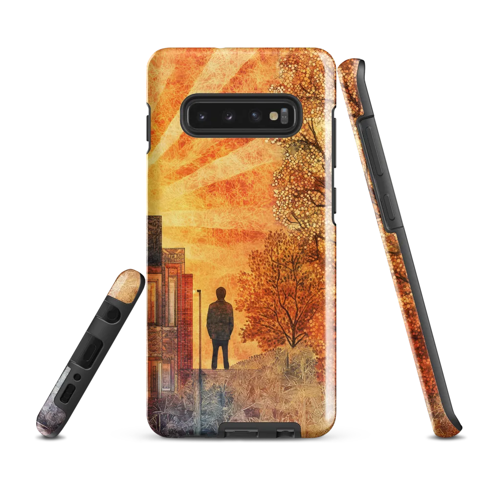 Golden Moments of Reflection | Phone Case |  S10 Plus | Tough Case | Glossy