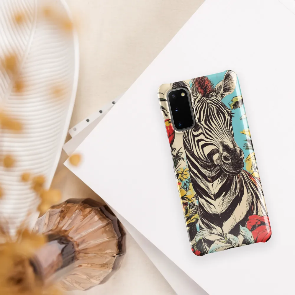 Zebra in Tropical Reverie