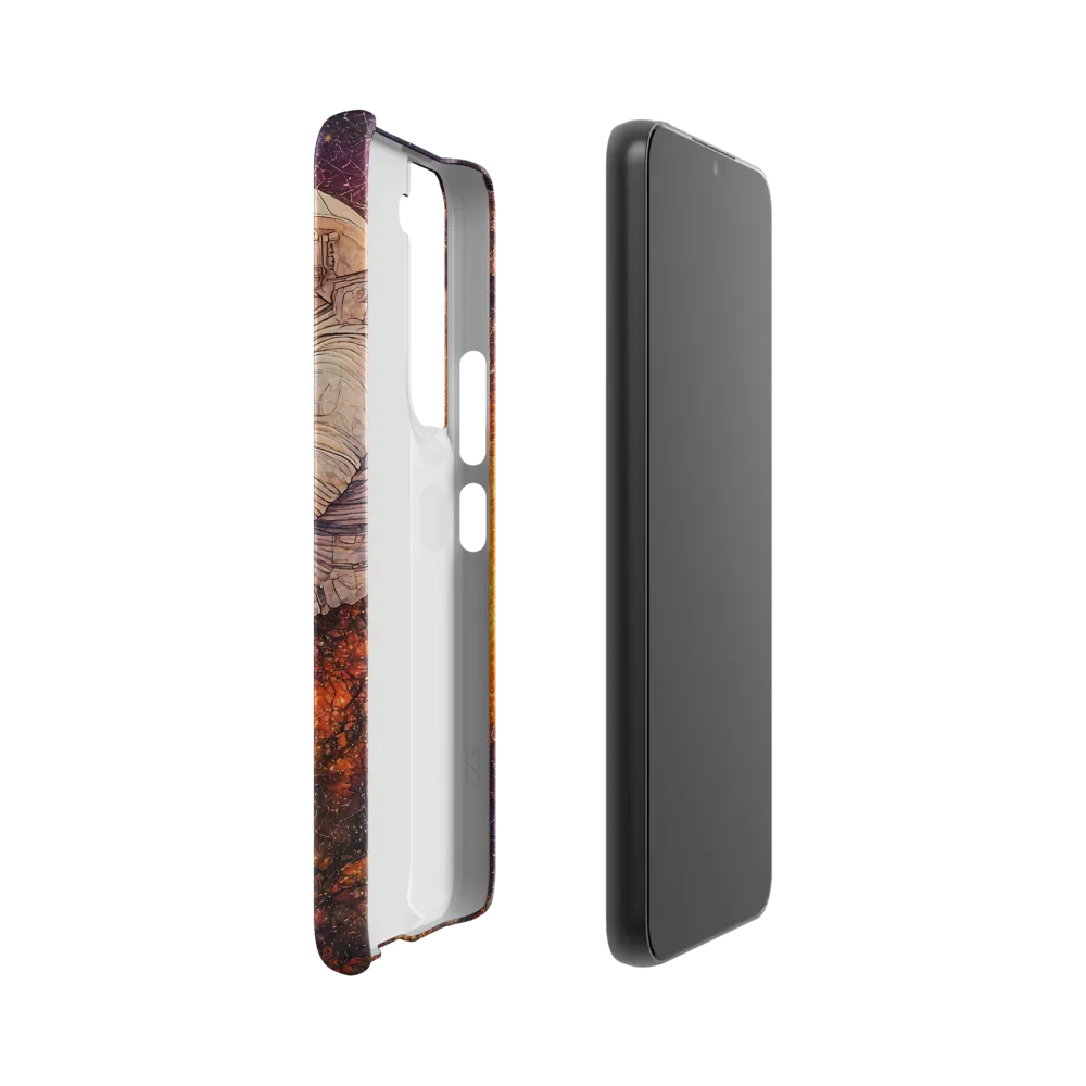 Cosmic Contemplation | Phone Case |  S22 | Snap Case | Matte