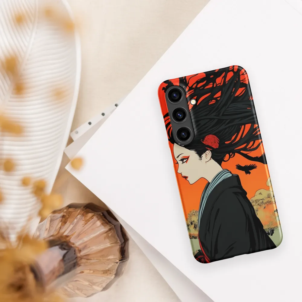 Whispers of Shadows | Phone Case |  S24 Plus | Snap Case | Matte