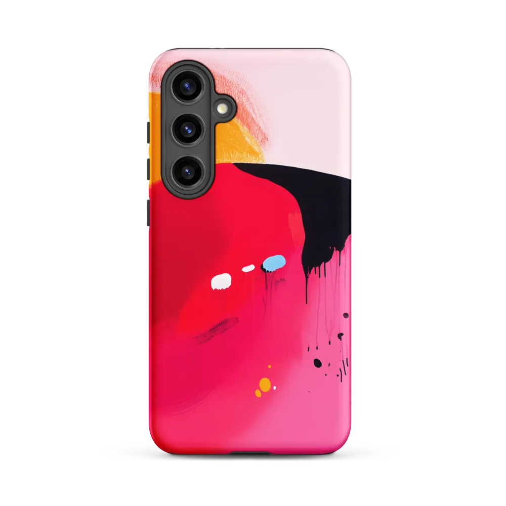 Magenta Sweep — Study in Drips and Fields