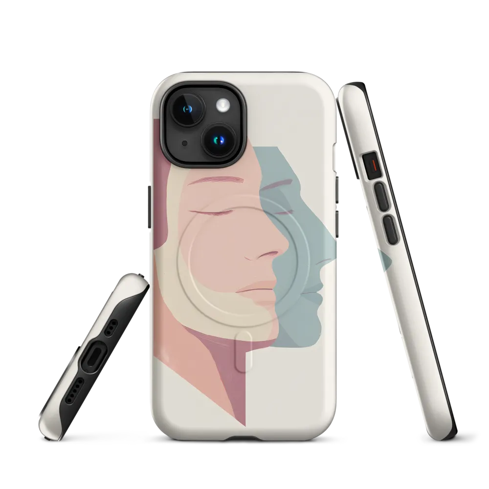 Dual Facets of Serenity | Phone Case |  15 | MagSafe® Tough Case | Matte