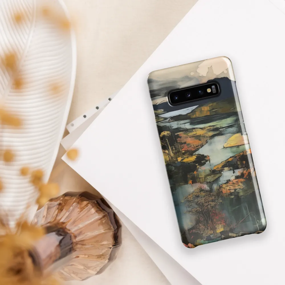 Harmony of Nature: An Abstract Journey | Phone Case |  S10 Plus | Snap Case | Glossy