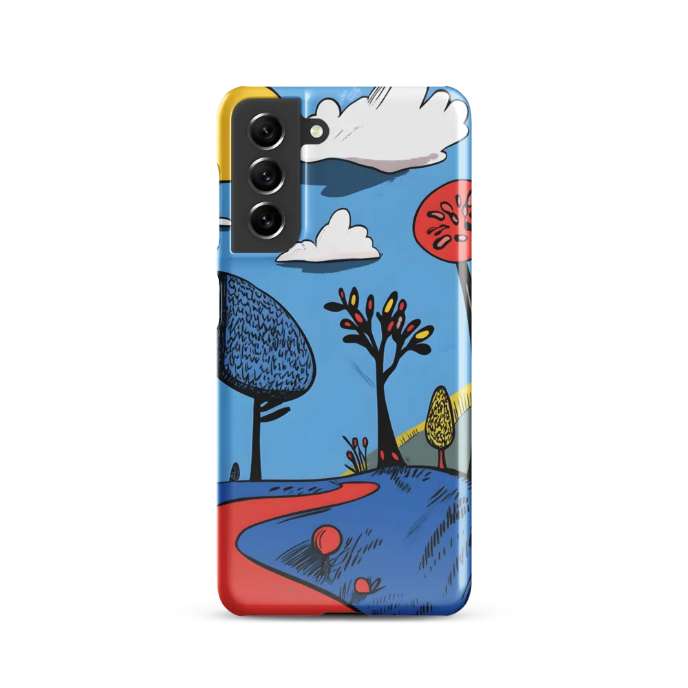 A Playful Journey Through Whimsical Woods | Phone Case |  S21 | Snap Case | Glossy