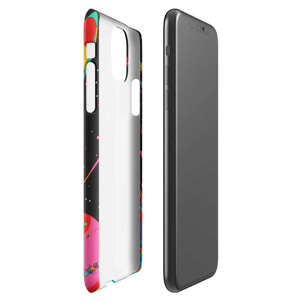 Cosmic Voyage: The Neon Lift-Off | Phone Case |  11 Pro Max | Snap Case | Glossy