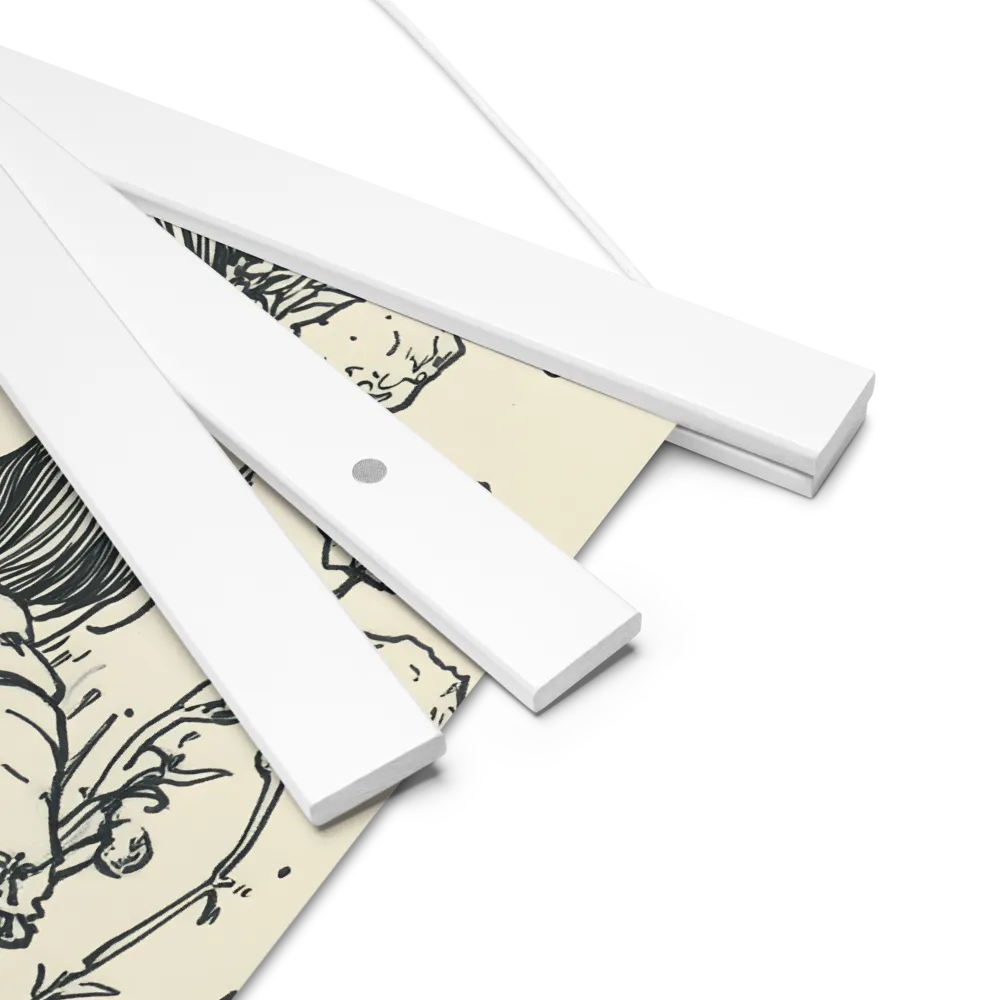 A Young Guardian of Nature | Poster With White Wood Hanger | 10″×10″