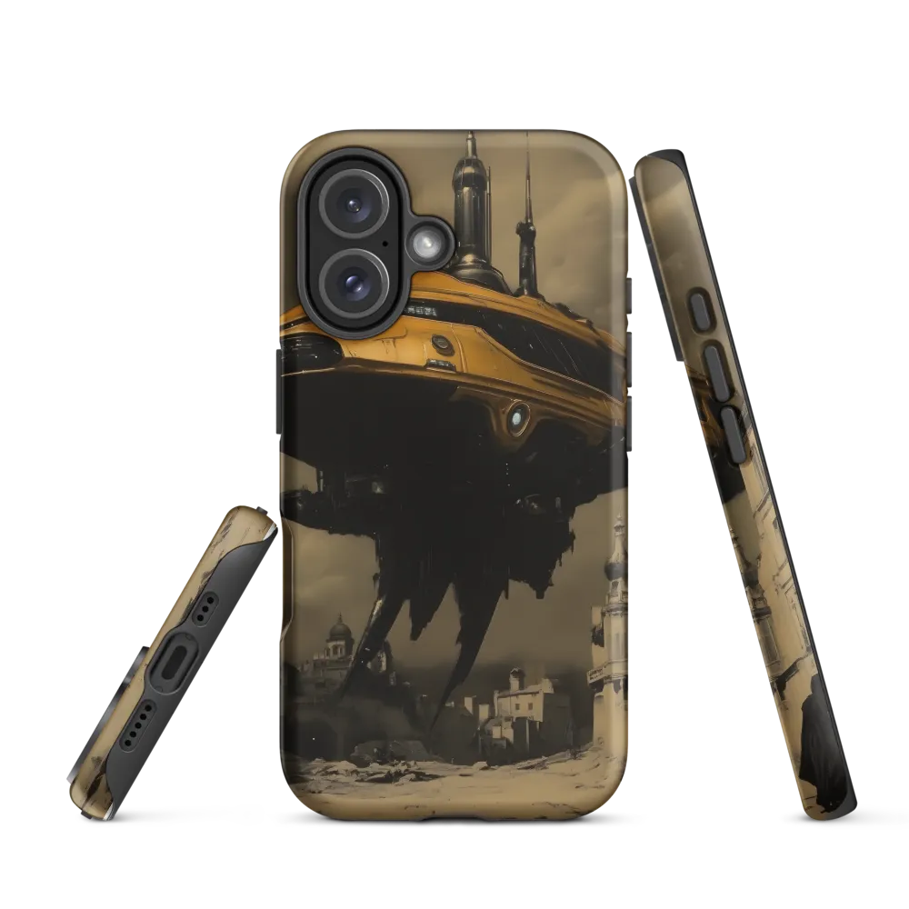 Ethereal Enigma Above a Ruined City | Phone Case |  16 | Tough Case | Matte