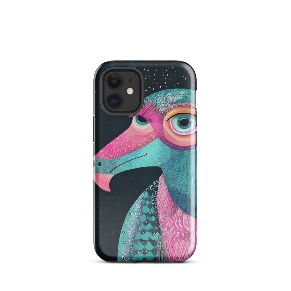Whimsical Vulture: A Dance of Colors