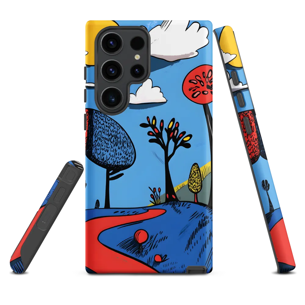 A Playful Journey Through Whimsical Woods | Phone Case |  S23 Ultra | Tough Case | Matte