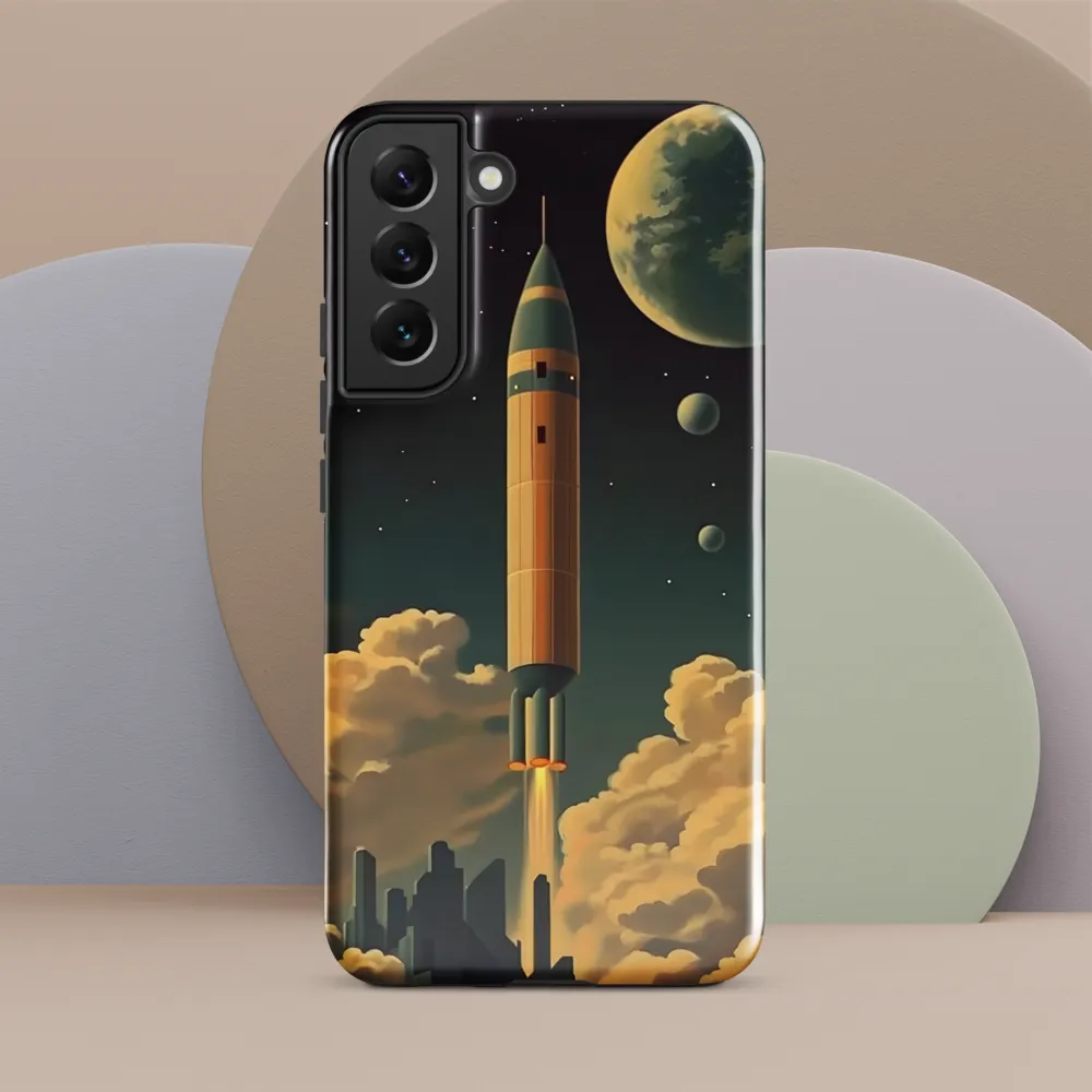 Journey Through the Cosmic Frontier | Phone Case |  S22 Plus | Tough Case | Glossy