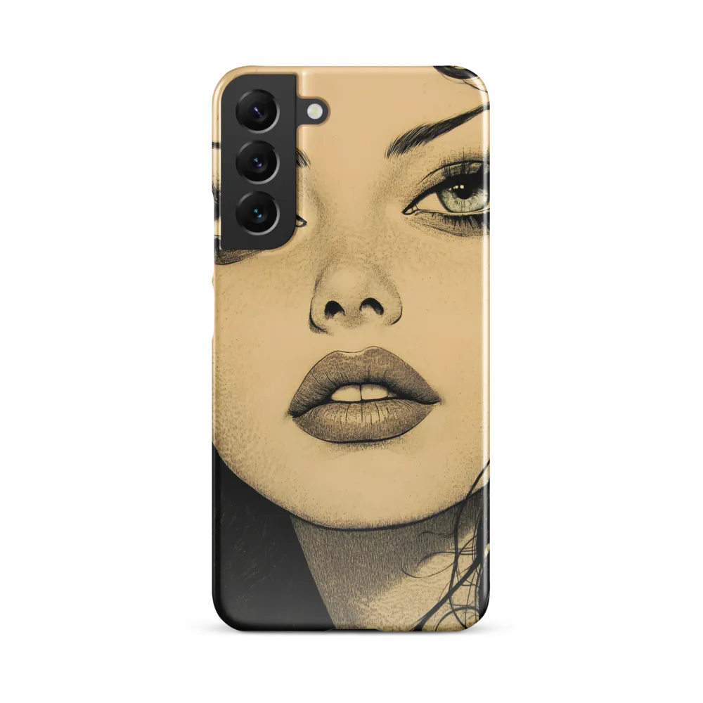 Enigmatic Gaze | Phone Case |  S22 Plus | Snap Case | Glossy