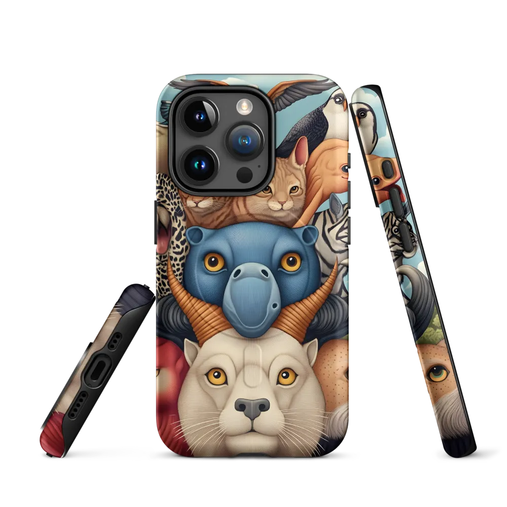 Harmonious Echoes of Wildlife | Phone Case |  15 Pro | MagSafe® Tough Case | Matte