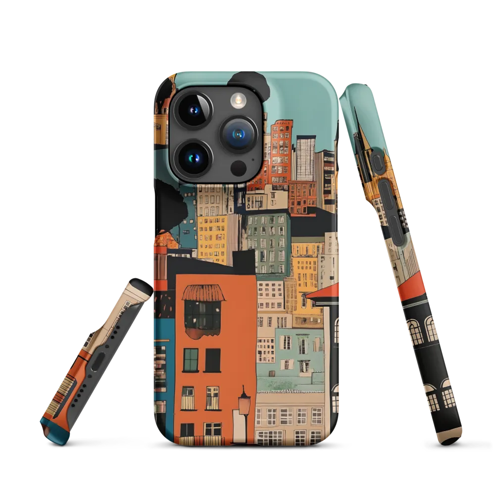 Urban Fusion: A Colorful Cityscape