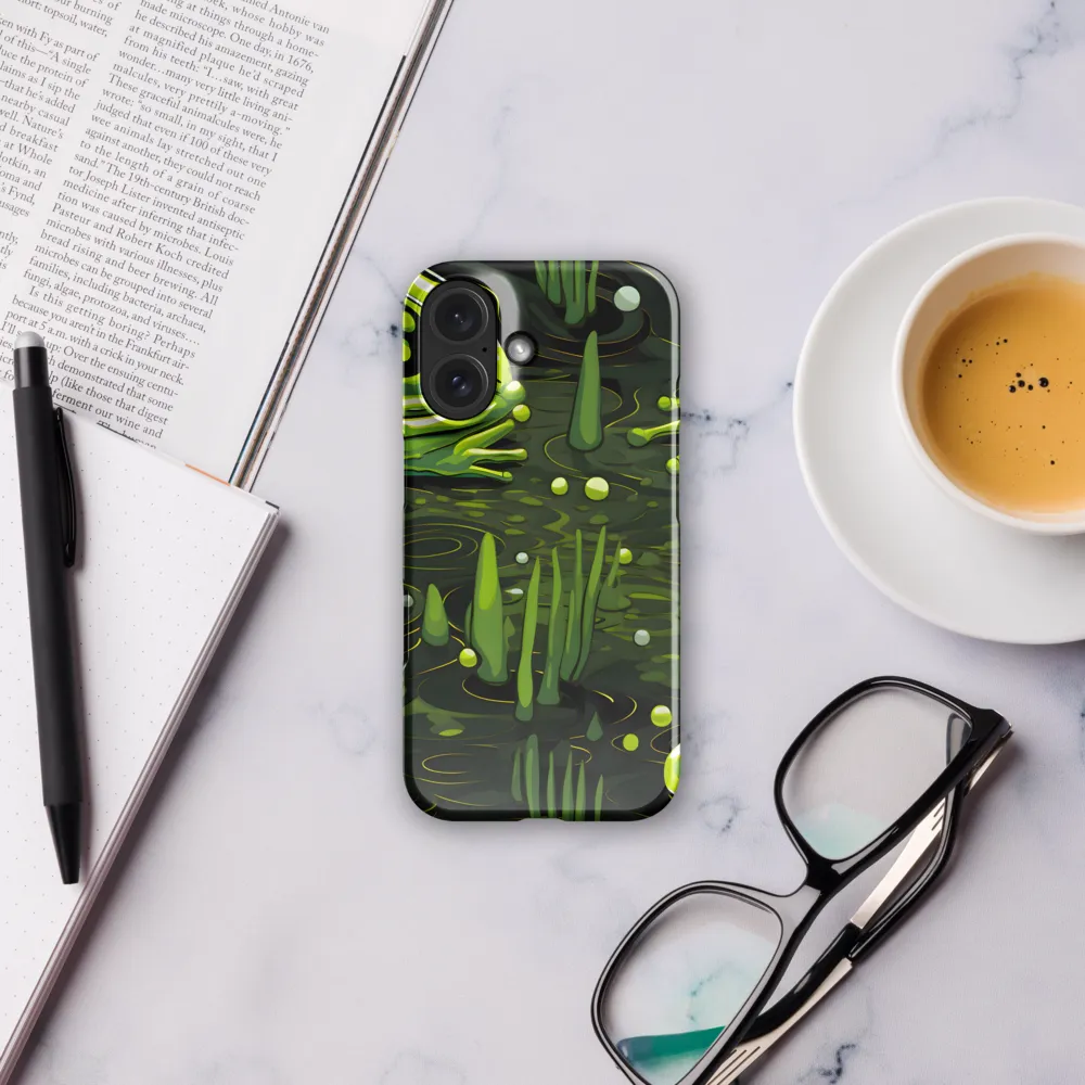 Green Harmony: Life Beneath the Surface | Phone Case |  16 | Snap Case | Glossy