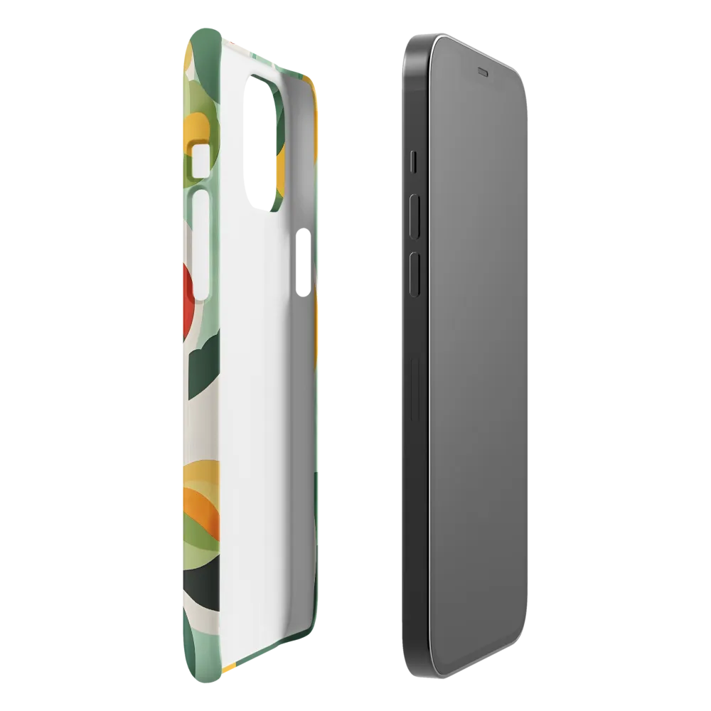 Harmony in Shapes: A Playful Abstract Design | Phone Case |  12 Pro Max | Snap Case | Matte
