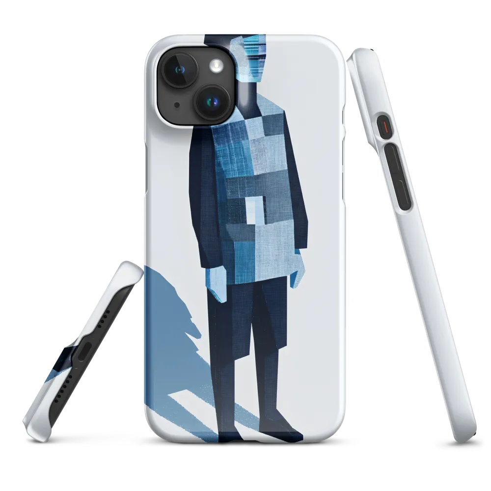 Patchwork Figure in Blue