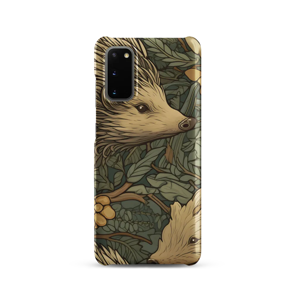 Whimsical Hedgehog Garden | Phone Case |  S20 | Snap Case | Matte