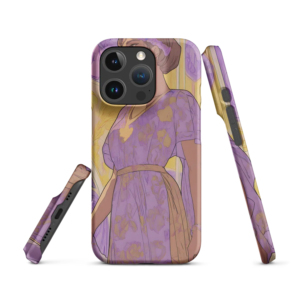 Elegance in Floral Harmony | Phone Case |  16 Pro | Snap Case | Matte