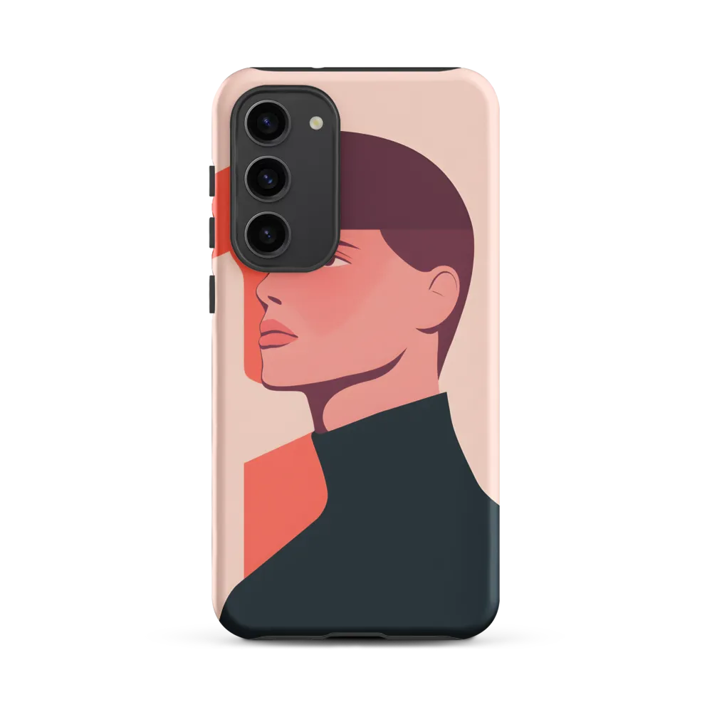 Contemplative Portrait in Minimalism