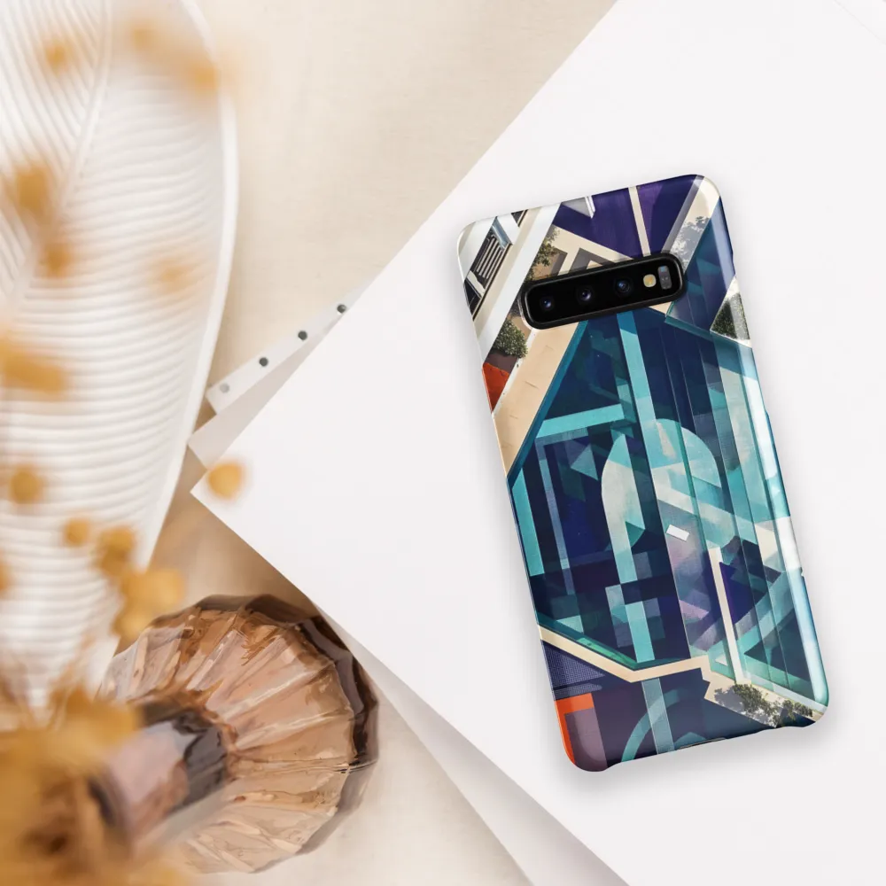 Aerial Harmony: The Geometry of Water | Phone Case |  S10 Plus | Snap Case | Glossy